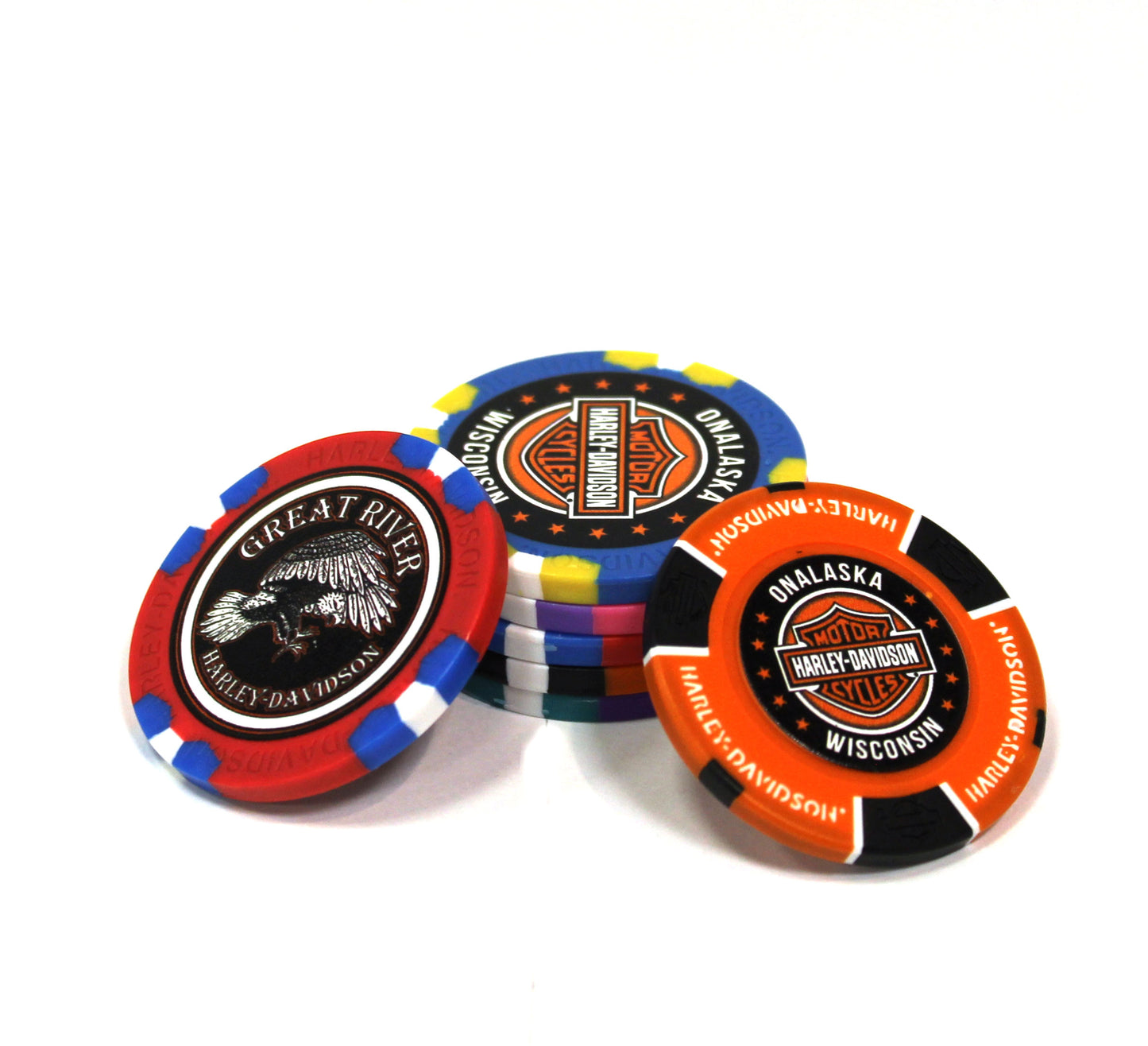 Great River Poker Chip
