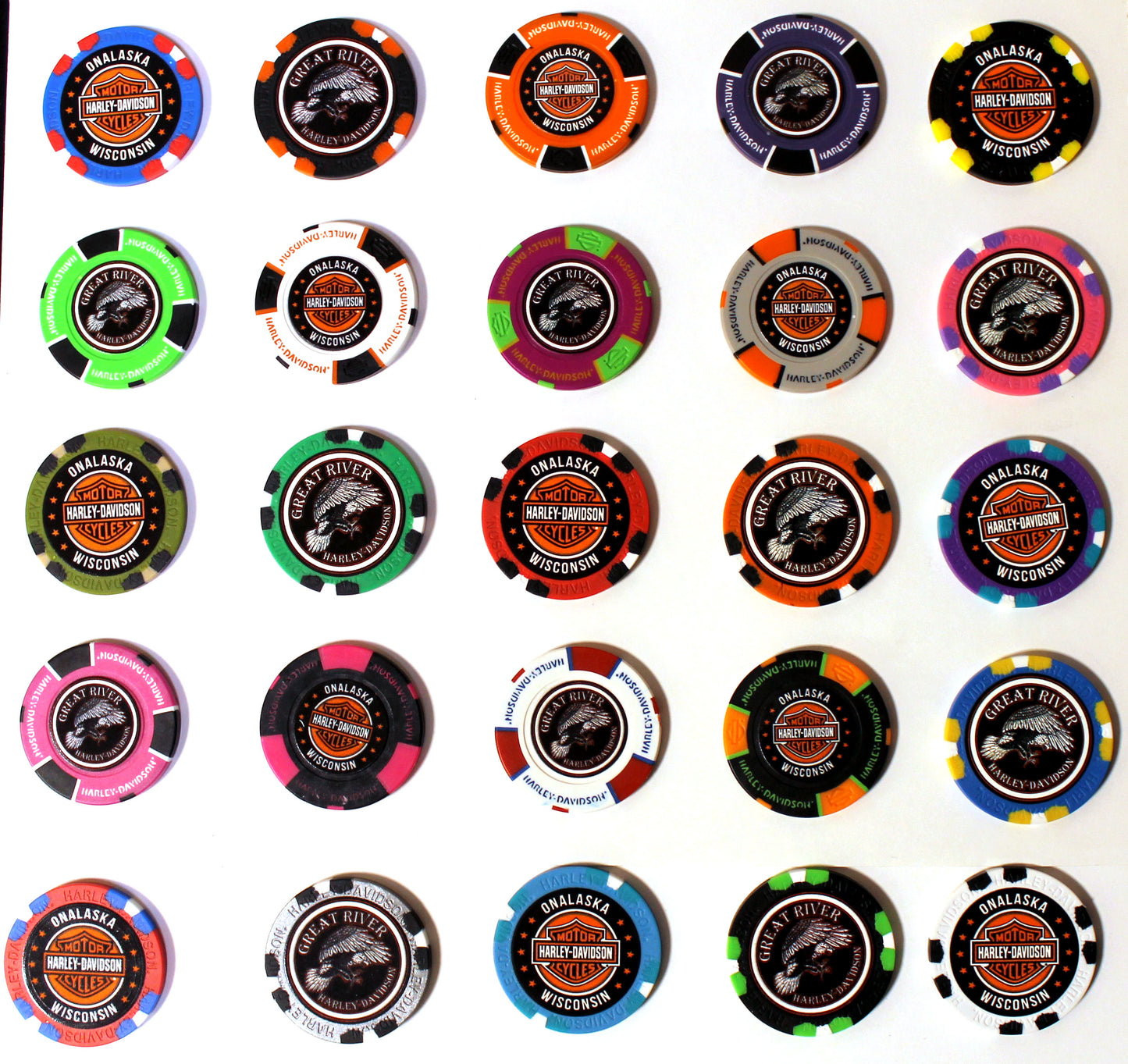 Great River Poker Chip