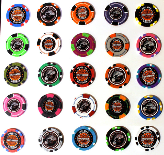 Great River Poker Chip