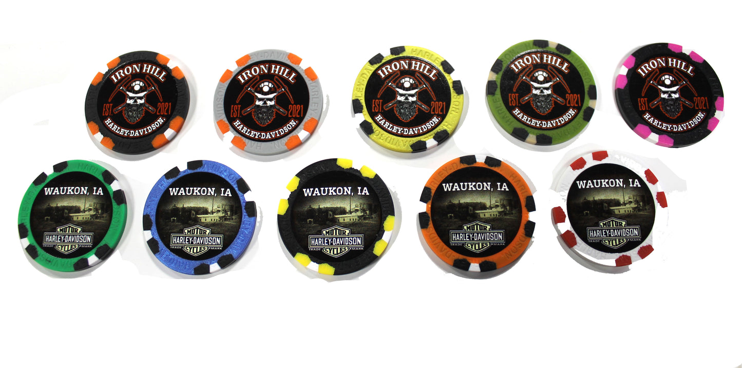 Iron Hill Iron Mine Poker Chips